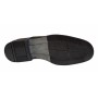 Pantofi barbati, eleganti, din piele naturala, cu elastic, Negru, ADYNEL